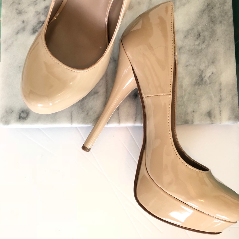 ❤️Nude platform high heels